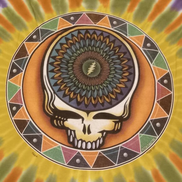 Grateful Dead Steal Your Feathers M, L, XL Tie Dye T-Shirt - Picture 3 of 4